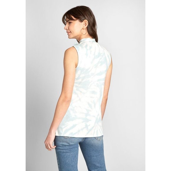 Modcloth | NWT Earned Adulation Tie-Neck Top - Picture 2 of 13